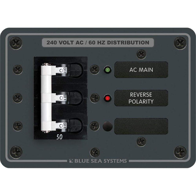 Blue Sea System Qualifies for Free Shipping Blue Sea C-Series 50a AC 3-Pole Main Only #7372