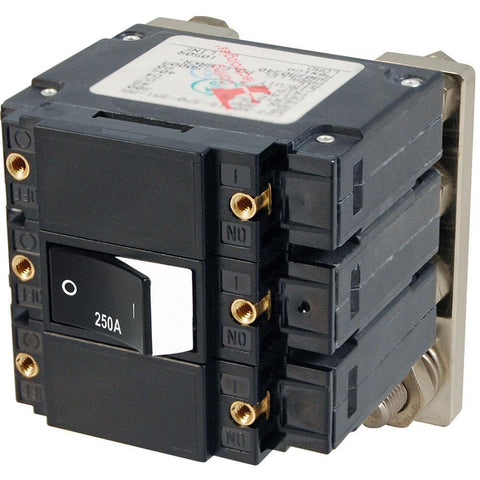 Blue Sea System Qualifies for Free Shipping Blue Sea C Series Flat Circuit Breaker Single/Double Pole 250a #7477