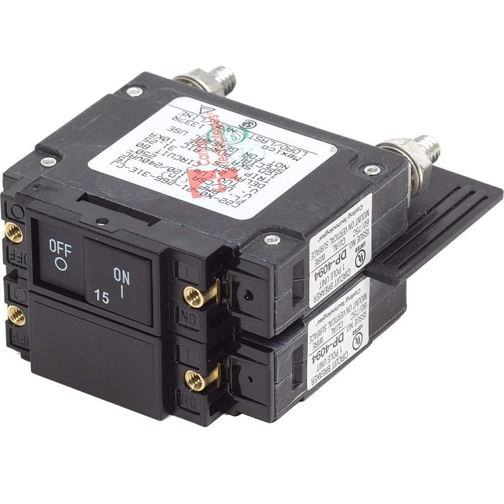 Blue Sea System Qualifies for Free Shipping Blue Sea Circuit Breaker 15a AC Flat Rocker UL-489 #7462
