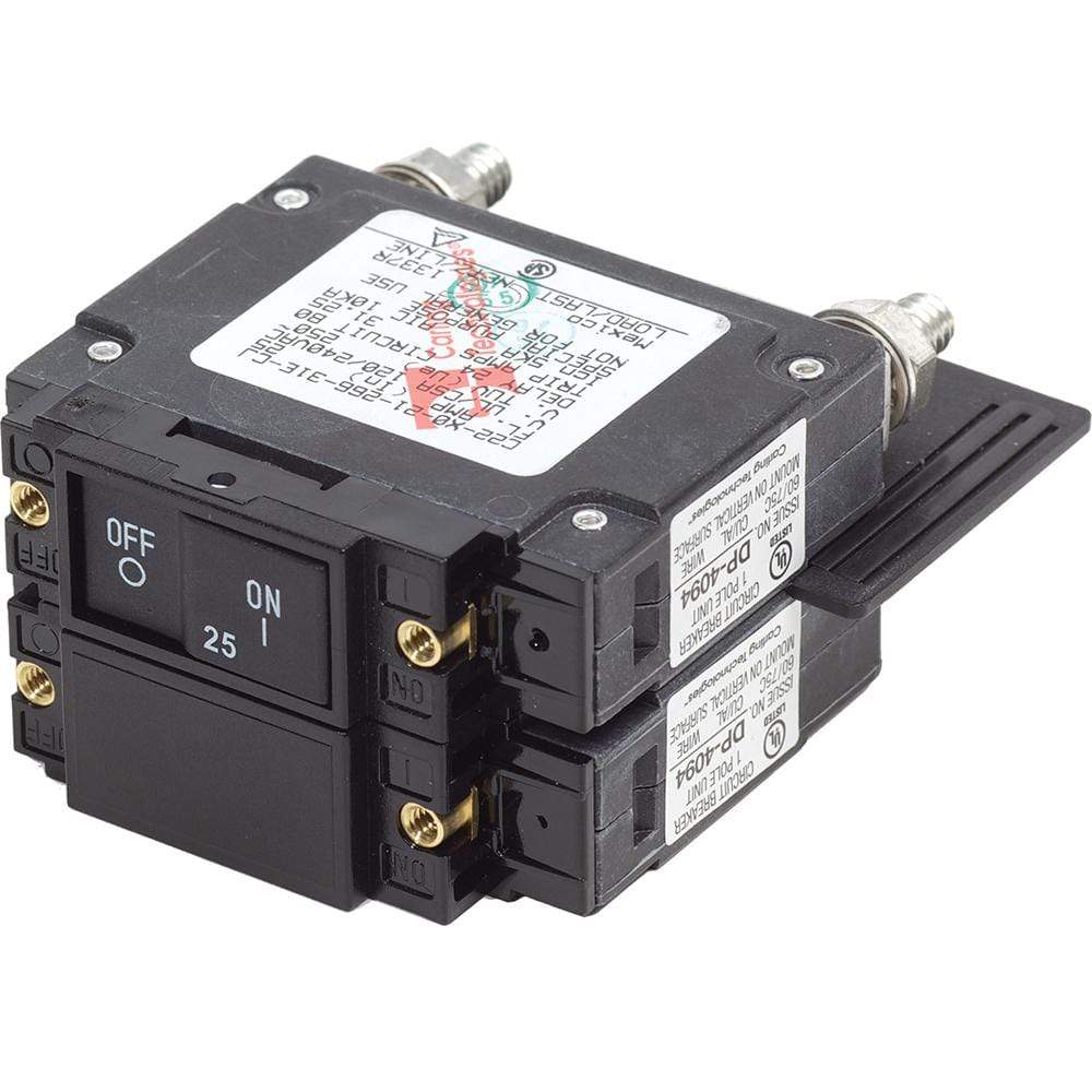 Blue Sea System Qualifies for Free Shipping Blue Sea Circuit Breaker 25a AC Flar Rocker UL-489 #7464