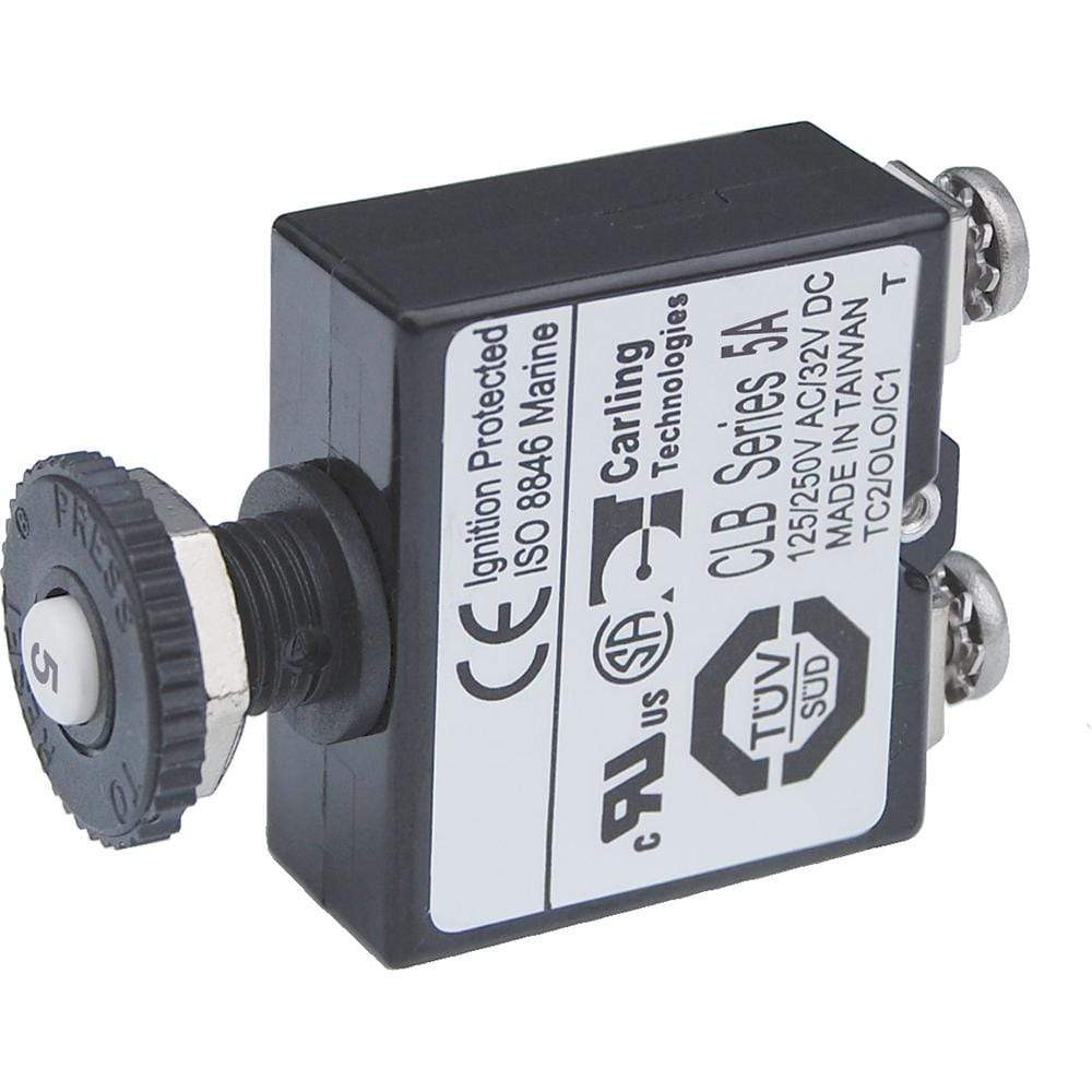 Blue Sea System Qualifies for Free Shipping Blue Sea Circuit Breaker Push Button 5a with Screw Terminal #2130