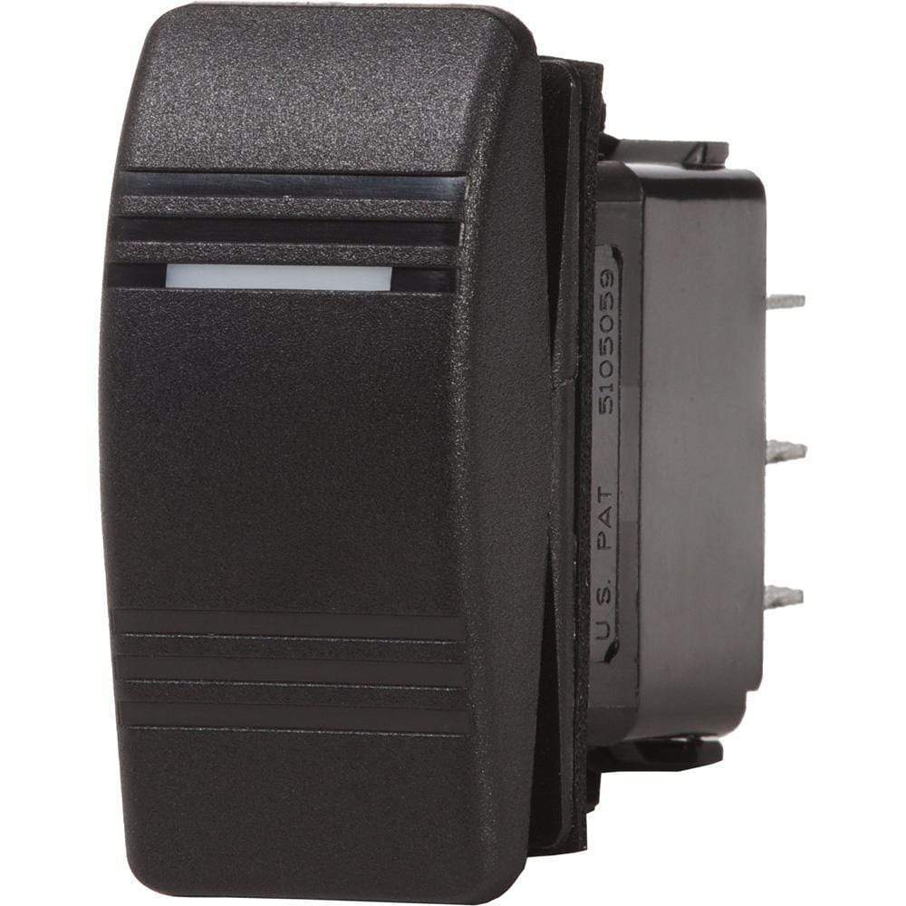 Blue Sea System Qualifies for Free Shipping Blue Sea Contura III SPDT Switch On-Off-On Black #7945