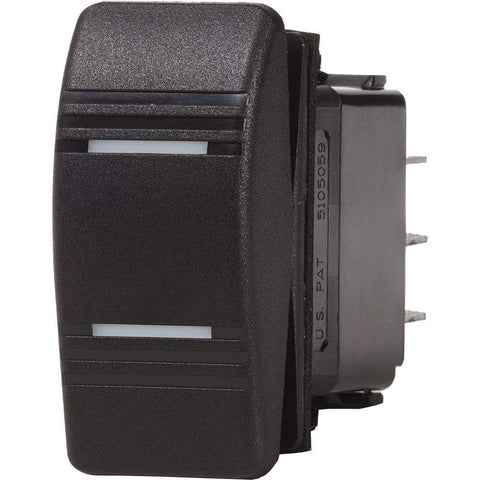 Blue Sea System Qualifies for Free Shipping Blue Sea Contura Switch DPDT Black On-On #8300