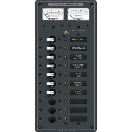 Blue Sea System Qualifies for Free Shipping Blue Sea DC 10-Position Toggle Branch Circuit Breaker Panel #8082