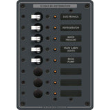 Blue Sea System Qualifies for Free Shipping Blue Sea DC 8-Position Circuit Breaker White Switches #8023