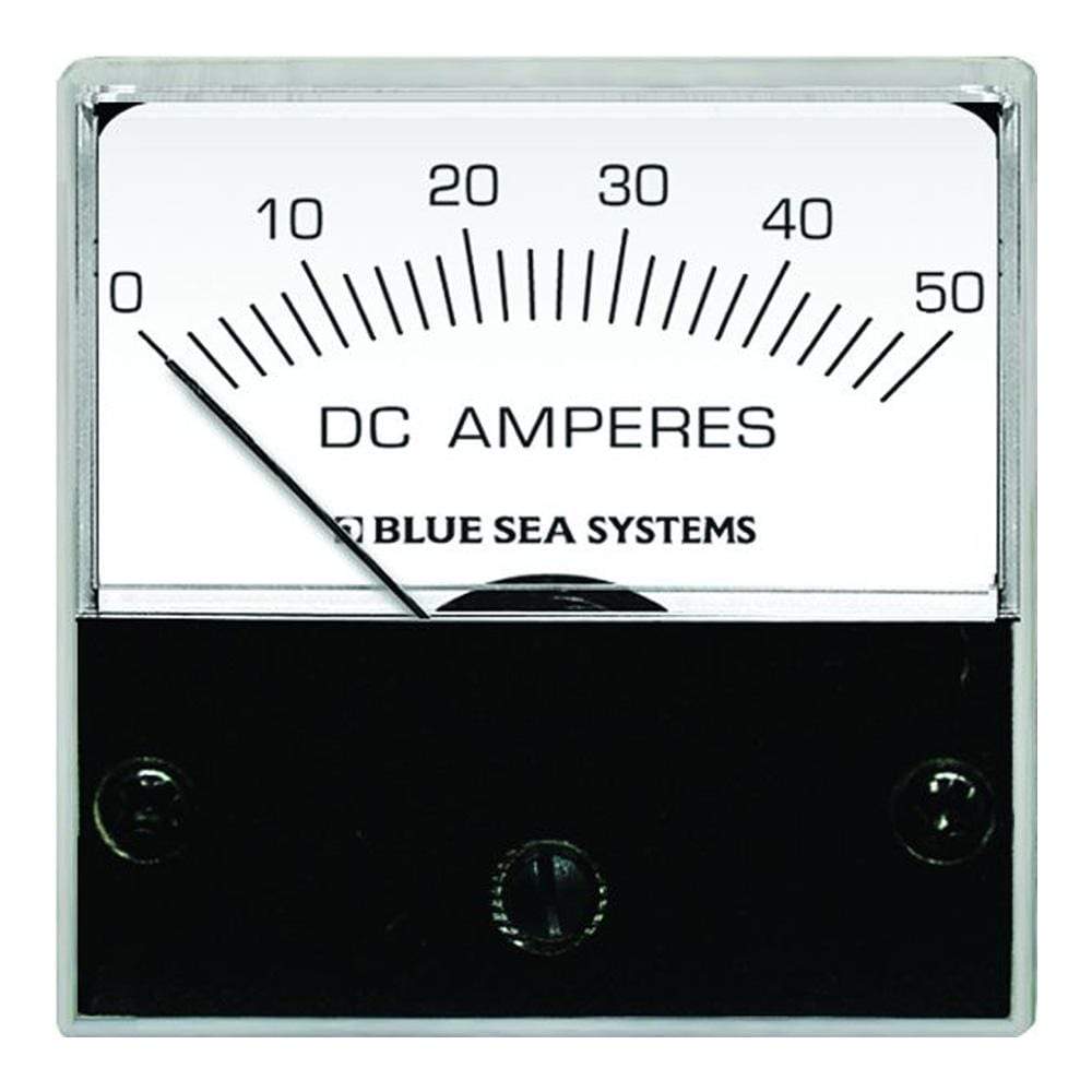 Blue Sea System Qualifies for Free Shipping Blue Sea DC Analog Micro Ammeter 2" Face 0-50a #8041