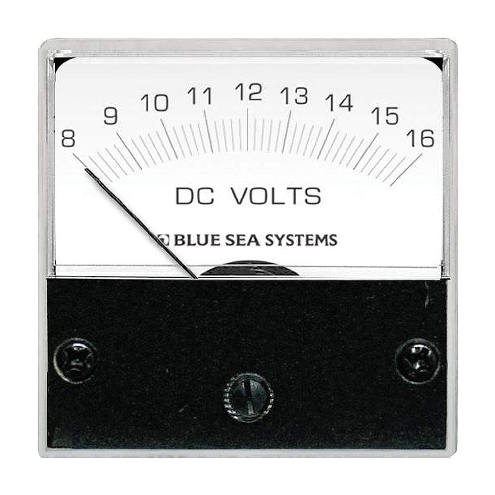 Blue Sea System Qualifies for Free Shipping Blue Sea DC Analog Micro Voltmeter 2" Face 8-16v #8028