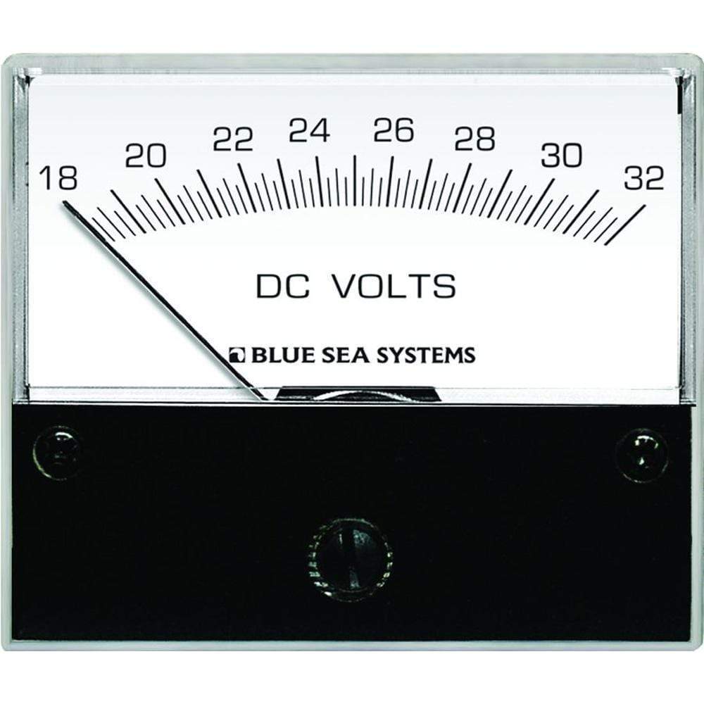 Blue Sea System Qualifies for Free Shipping Blue Sea DC Analog Voltmeter 2-3/4" Face 18-32v #8240