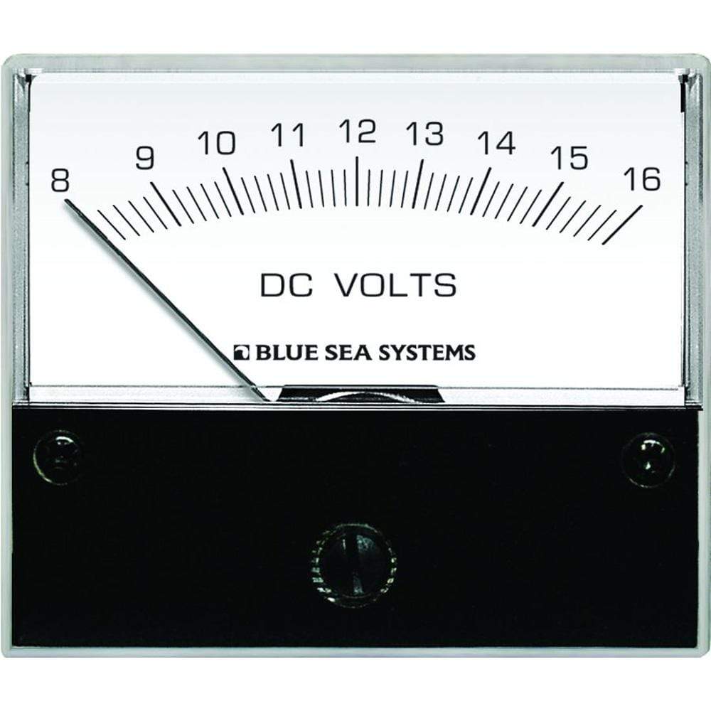 Blue Sea System Qualifies for Free Shipping Blue Sea DC Analog Voltmeter 2-3/4" Face 8-16v #8003