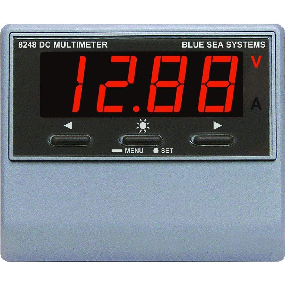 Blue Sea System Qualifies for Free Shipping Blue Sea DC Digital Multimeter with Alarm #8248