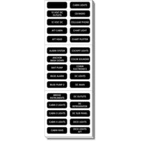 Blue Sea System Qualifies for Free Shipping Blue Sea DC Panel Extended 120 Label Set #8039