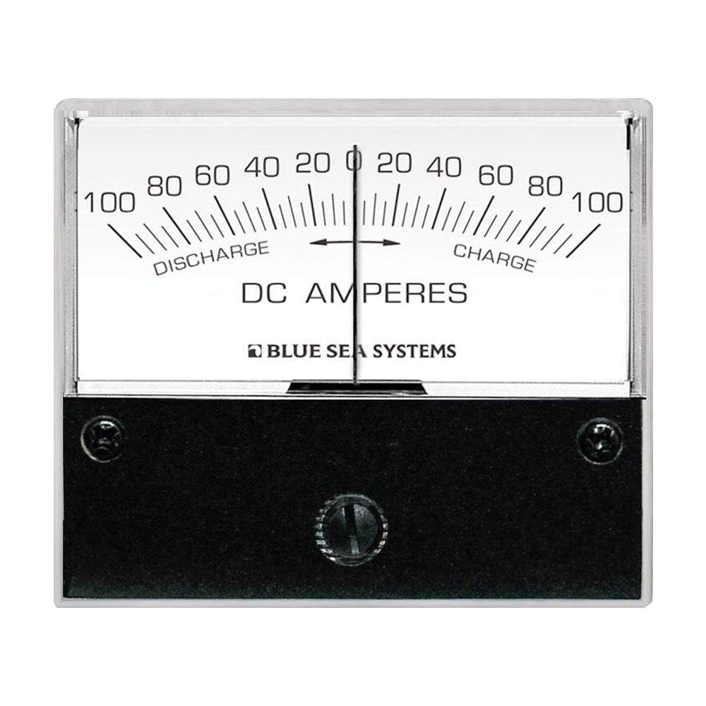 Blue Sea System Qualifies for Free Shipping Blue Sea DC Zero Center Analog Ammeter 2-3/4" Face 100-0-100a #8253
