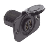 Blue Sea System Qualifies for Free Shipping Blue Sea Dual USB Charger Socket Two USB Ports with Cap #1016