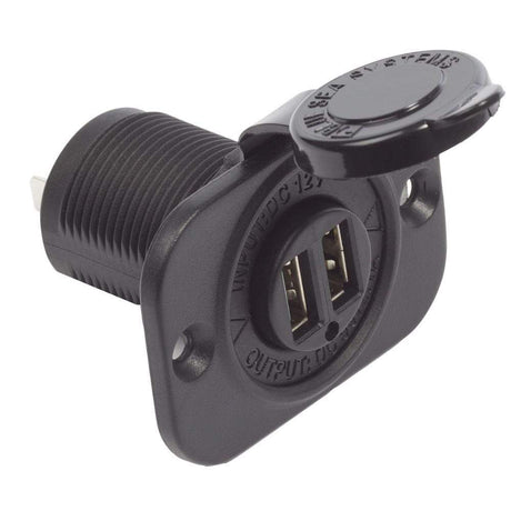 Blue Sea System Qualifies for Free Shipping Blue Sea Dual USB Charger Socket Two USB Ports with Cap #1016