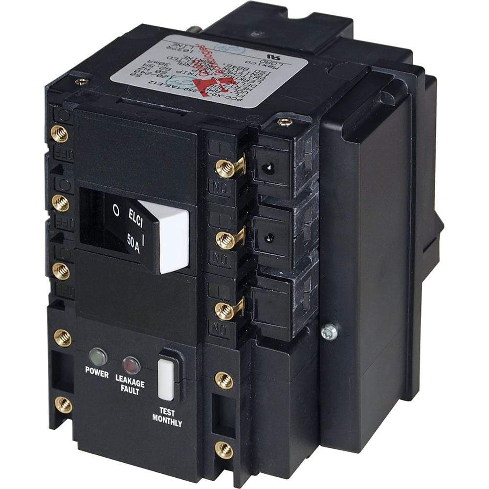 Blue Sea System Qualifies for Free Shipping Blue Sea ELCI 240v 50a 3-Pole 30ma Flat Rocker #3104