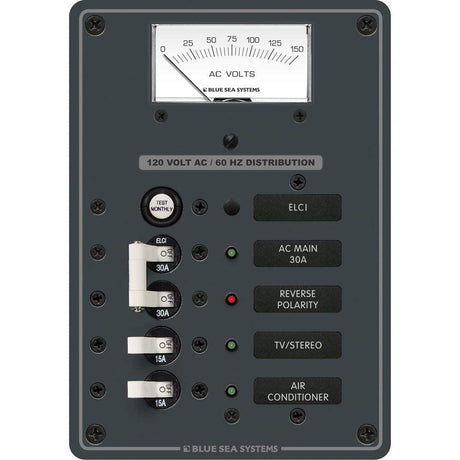 Blue Sea System Qualifies for Free Shipping Blue Sea ELCI GFCI Panel AC 2-Position #8102