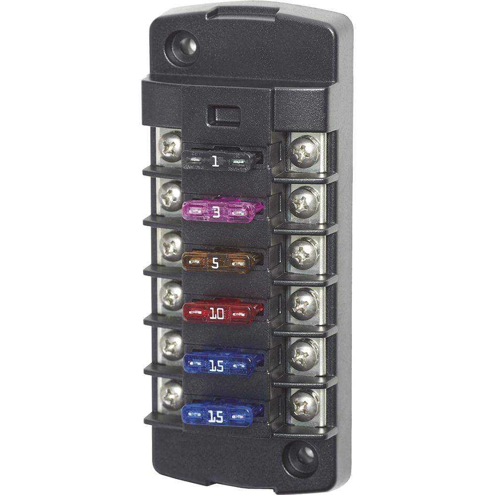 Blue Sea System Qualifies for Free Shipping Blue Sea Fuse Block 6-Circuit Independent #5037