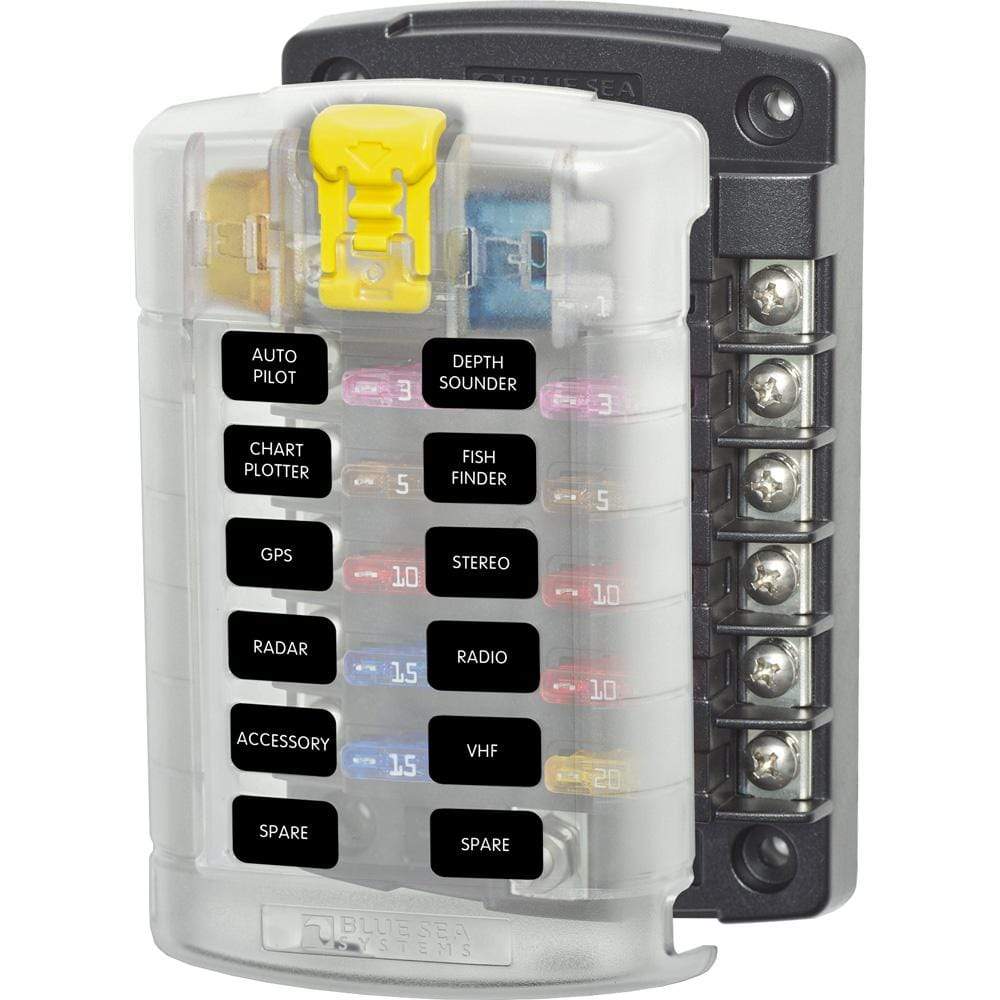Blue Sea System Qualifies for Free Shipping Blue Sea Fuse Block Screw Terminal Blade #5029