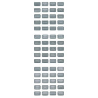 Blue Sea System Qualifies for Free Shipping Blue Sea Grey Small Format Label Kit 60 Labels #8217