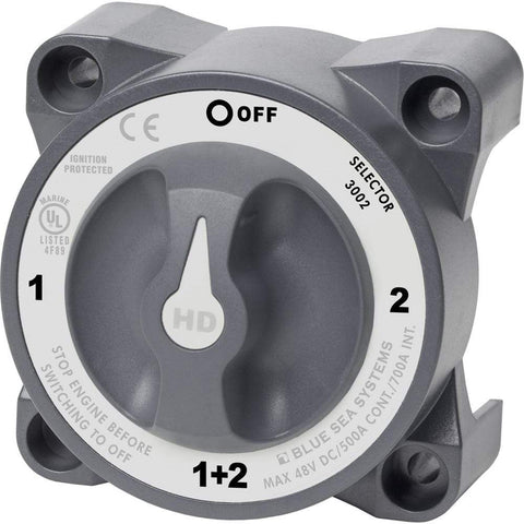 Blue Sea System Qualifies for Free Shipping Blue Sea HD-Series Battery Switch Selector #3002