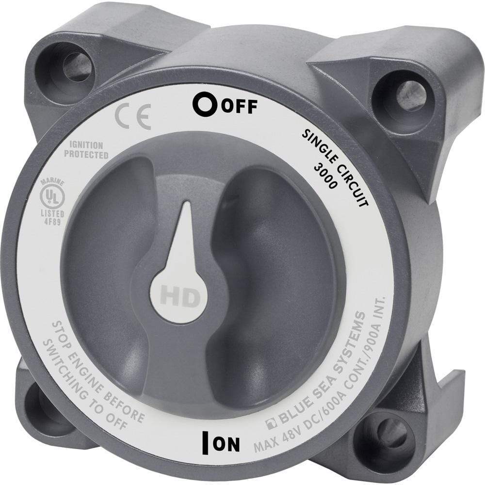 Blue Sea System Qualifies for Free Shipping Blue Sea HD-Series Battery Switch Single Circuit ON/OFF #3000
