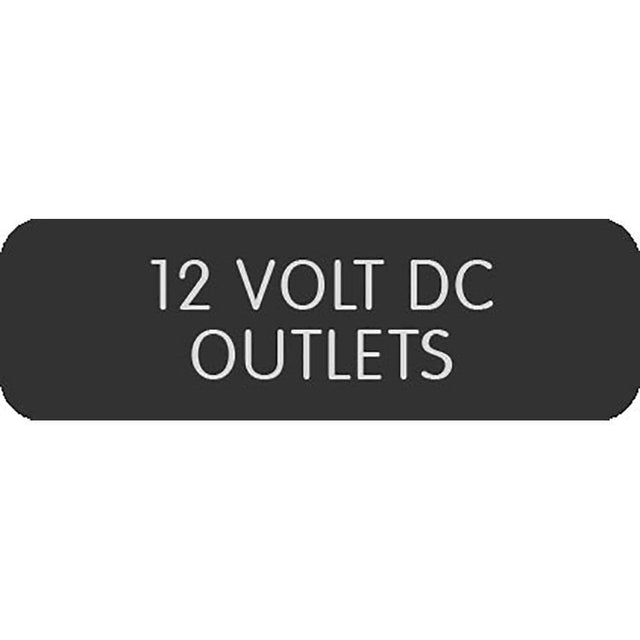 Blue Sea System Qualifies for Free Shipping Blue Sea Large Format 12v Outlets Label #8063-0004