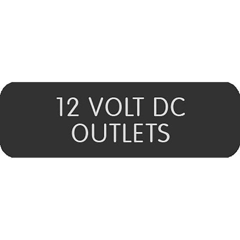 Blue Sea System Qualifies for Free Shipping Blue Sea Large Format 12v Outlets Label #8063-0004