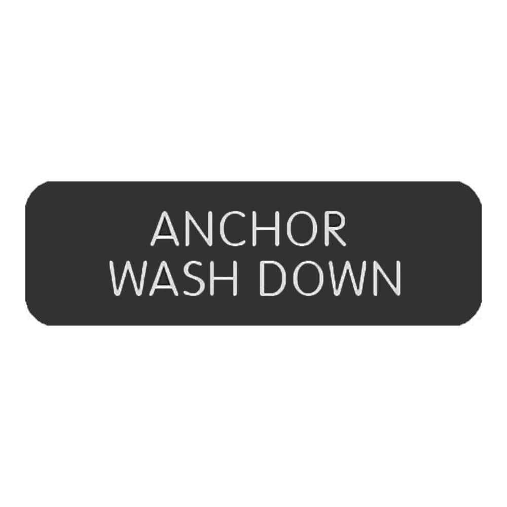 Blue Sea System Qualifies for Free Shipping Blue Sea Large Format Anchor Wash Down Label #8063-0038