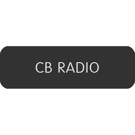 Blue Sea System Qualifies for Free Shipping Blue Sea Large Format CB Radio Label #8063-0090