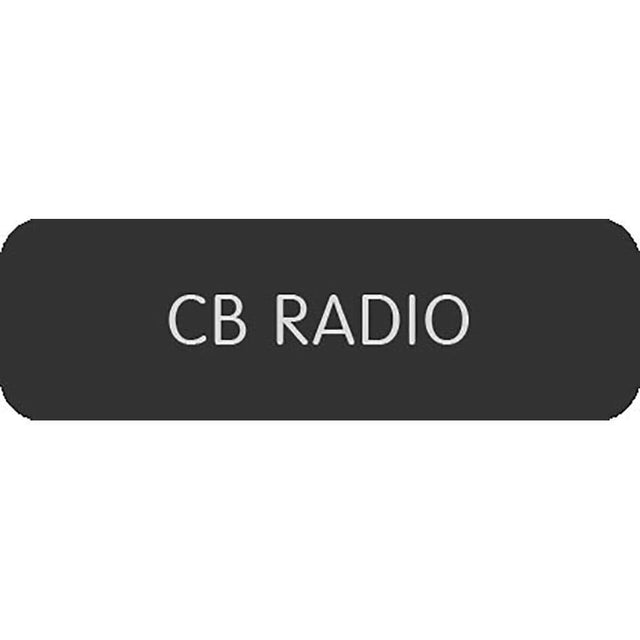Blue Sea System Qualifies for Free Shipping Blue Sea Large Format CB Radio Label #8063-0090
