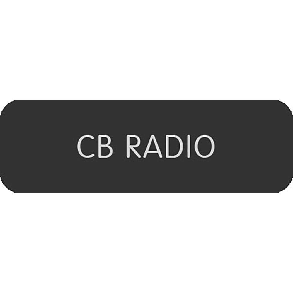 Blue Sea System Qualifies for Free Shipping Blue Sea Large Format CB Radio Label #8063-0090