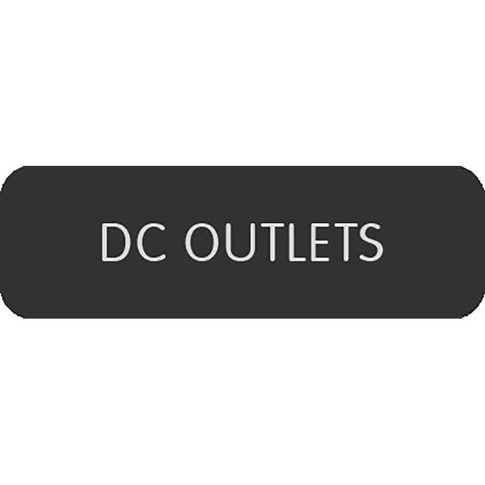 Blue Sea System Qualifies for Free Shipping Blue Sea Large Format DC Outlets Label #8063-0120
