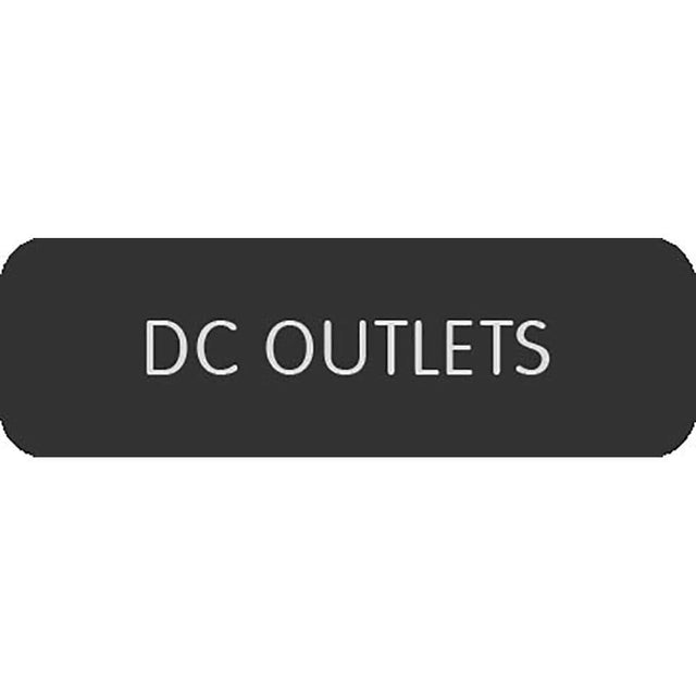 Blue Sea System Qualifies for Free Shipping Blue Sea Large Format DC Outlets Label #8063-0120