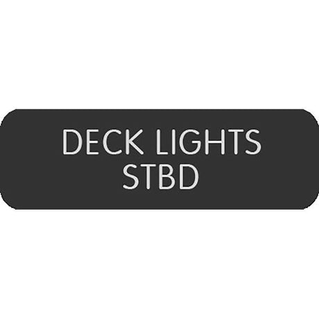 Blue Sea System Qualifies for Free Shipping Blue Sea Large Format Deck Lights Starboard Label #8063-0128
