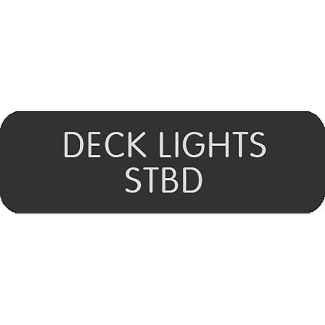 Blue Sea System Qualifies for Free Shipping Blue Sea Large Format Deck Lights Starboard Label #8063-0128