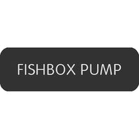 Blue Sea System Qualifies for Free Shipping Blue Sea Large Format Fishbox Pump Label #8063-0520