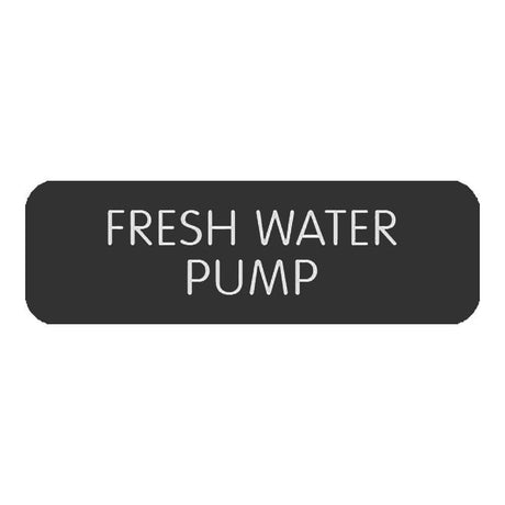 Blue Sea System Qualifies for Free Shipping Blue Sea Large Format Fresh Water Pump Label #8063-0200