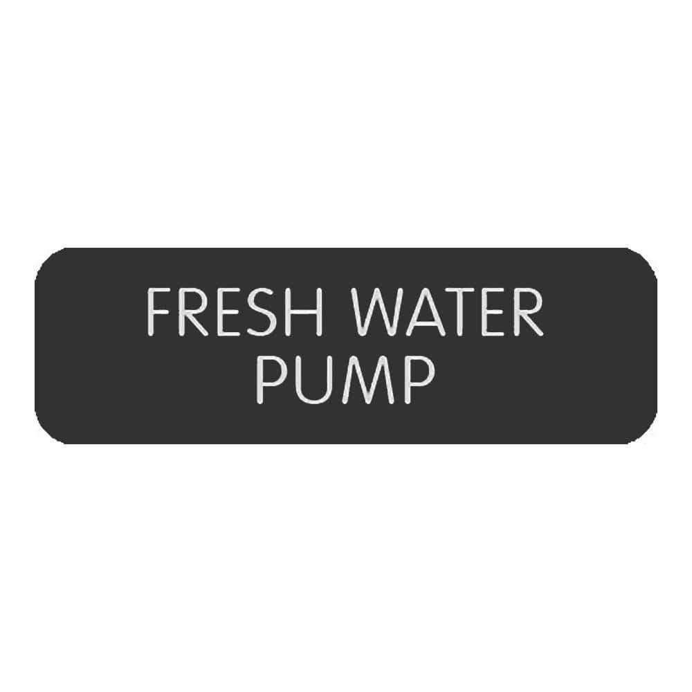 Blue Sea System Qualifies for Free Shipping Blue Sea Large Format Fresh Water Pump Label #8063-0200