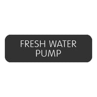 Blue Sea System Qualifies for Free Shipping Blue Sea Large Format Fresh Water Pump Label #8063-0200