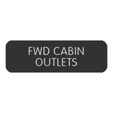 Blue Sea System Qualifies for Free Shipping Blue Sea Large Format Fwd Cabin Outlets Label #8063-0218