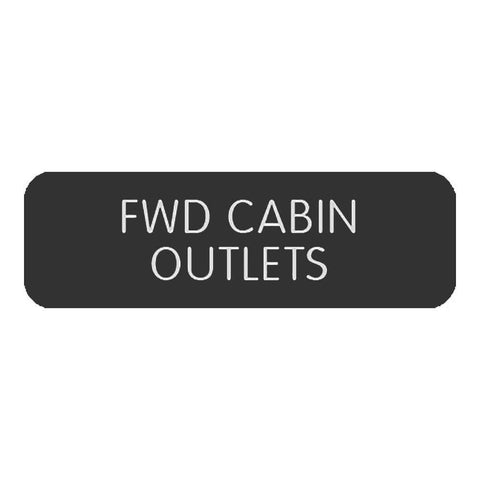 Blue Sea System Qualifies for Free Shipping Blue Sea Large Format Fwd Cabin Outlets Label #8063-0218