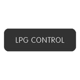 Blue Sea System Qualifies for Free Shipping Blue Sea Large Format LPG Control Label #8063-0306