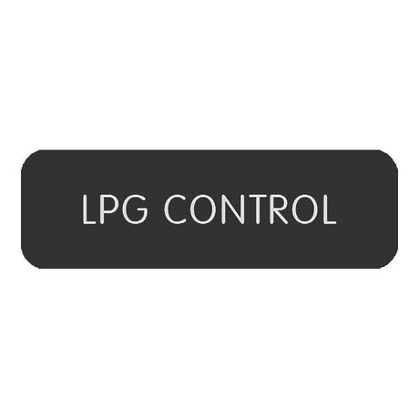 Blue Sea System Qualifies for Free Shipping Blue Sea Large Format LPG Control Label #8063-0306