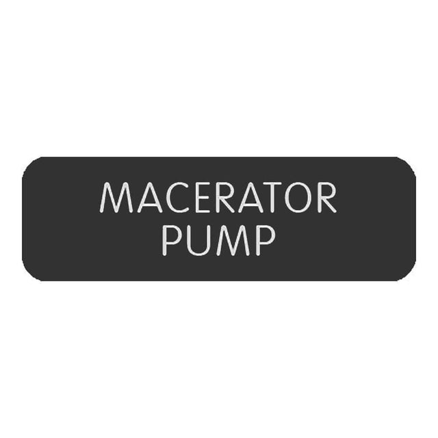 Blue Sea System Qualifies for Free Shipping Blue Sea Large Format Macerator Pump Label #8063-0308