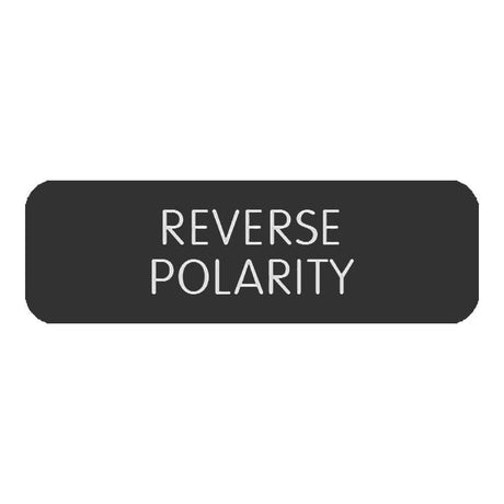 Blue Sea System Qualifies for Free Shipping Blue Sea Large Format Reverse Polarity Label #8063-0360