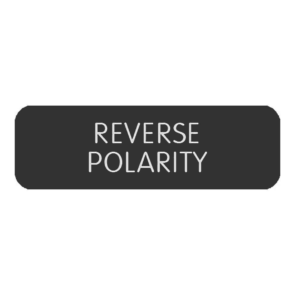 Blue Sea System Qualifies for Free Shipping Blue Sea Large Format Reverse Polarity Label #8063-0360