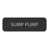 Blue Sea System Qualifies for Free Shipping Blue Sea Large Format Sump Pump Label #8063-0410