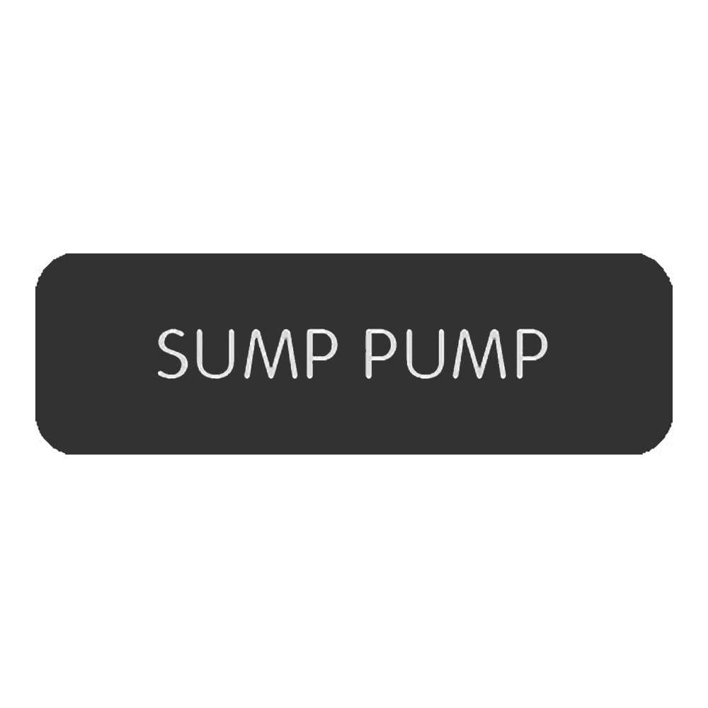 Blue Sea System Qualifies for Free Shipping Blue Sea Large Format Sump Pump Label #8063-0410