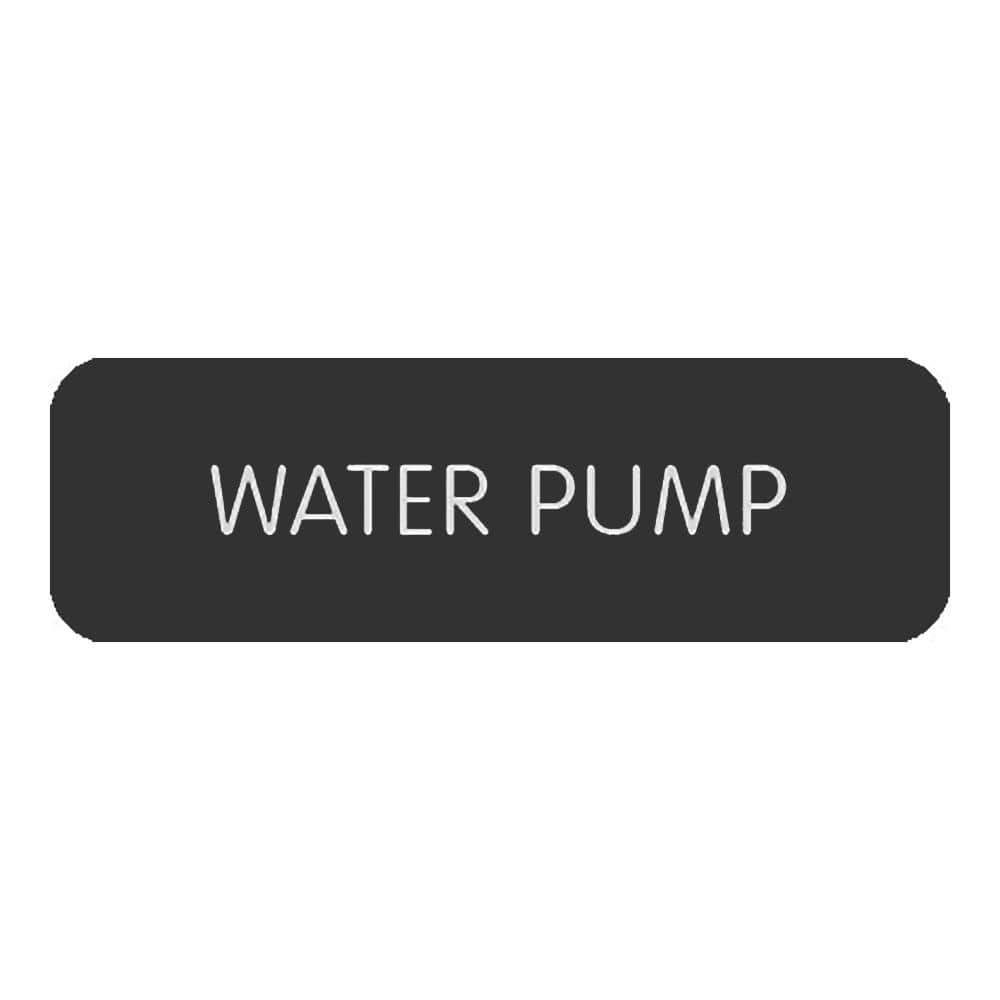 Blue Sea System Qualifies for Free Shipping Blue Sea Large Format Water Pump Label #8063-0442