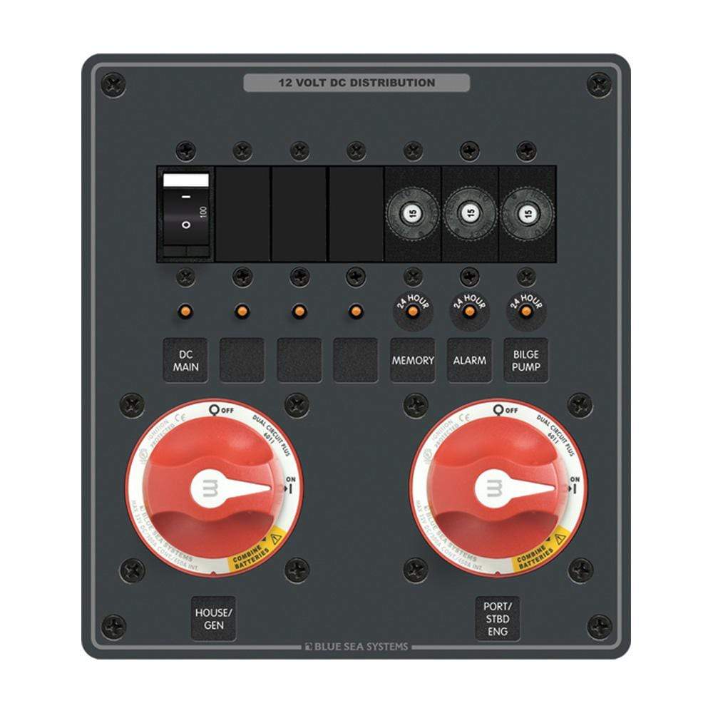 Blue Sea System Qualifies for Free Shipping Blue Sea M-Series Dual Circuit Plus 2 of PN 6011 #8689
